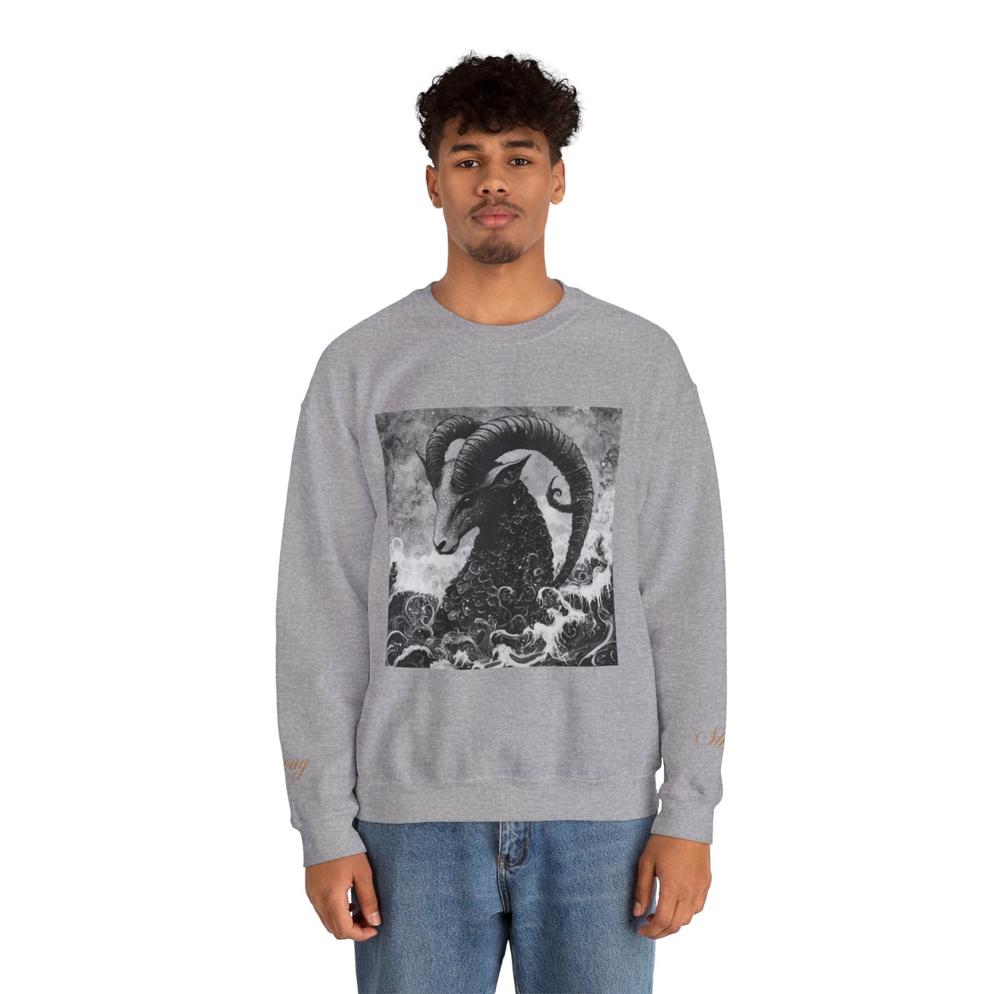 Unisex Heavy Blend™ Crewneck Sweatshirt "Capricorn"