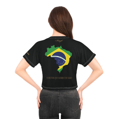 Brazil - "Tropical Rhythm Crop Top"