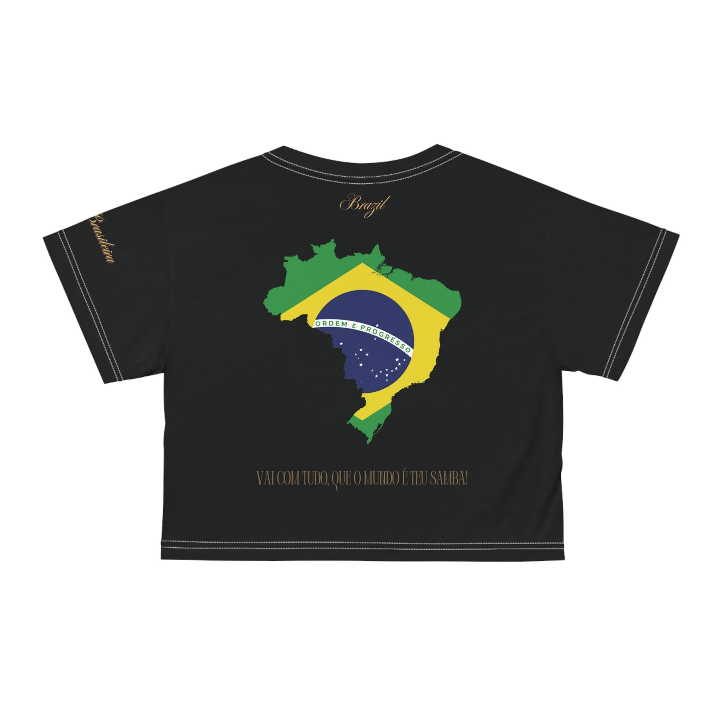 Brazil - "Tropical Rhythm Crop Top"