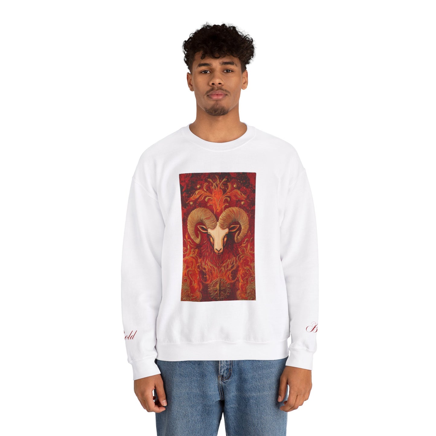 Unisex Heavy Blend™ Crewneck Sweatshirt "Aries"