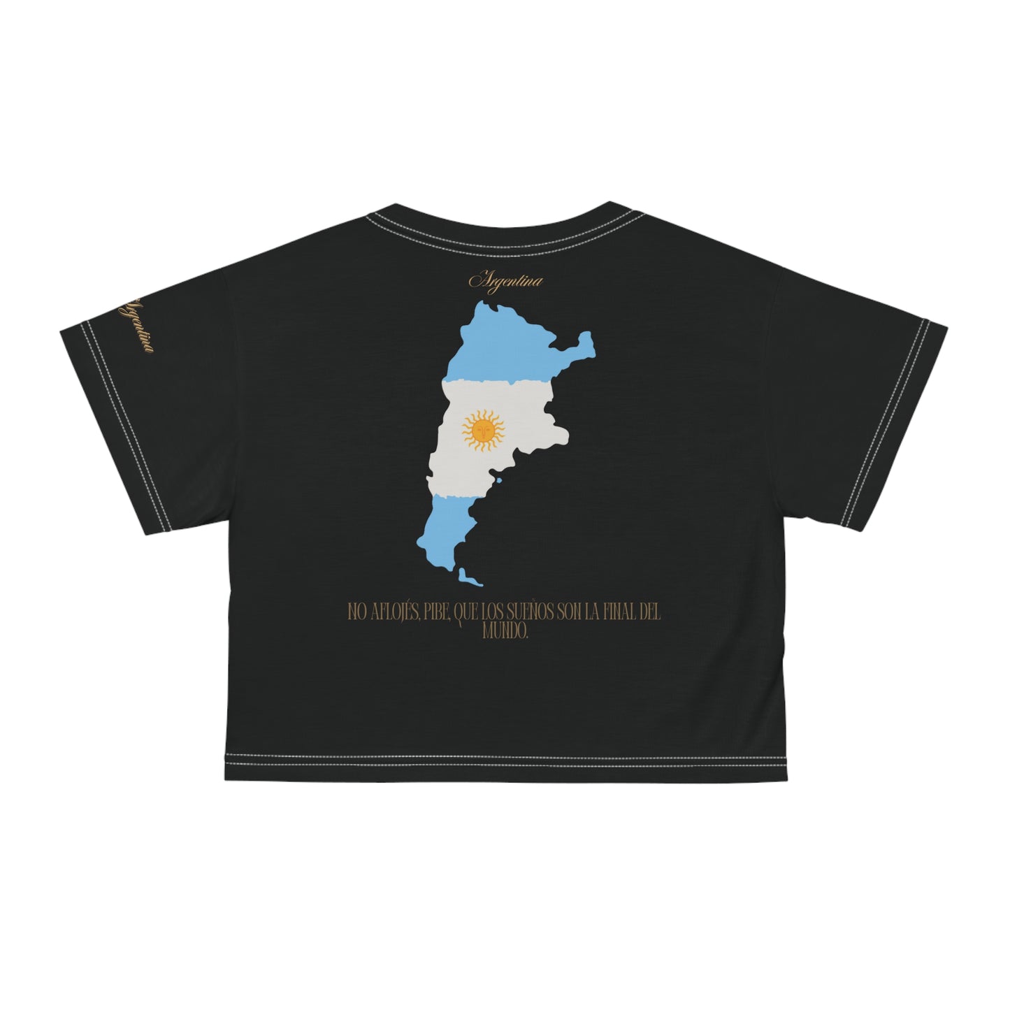 Argentina - "Patagonian Elegance Crop Top"