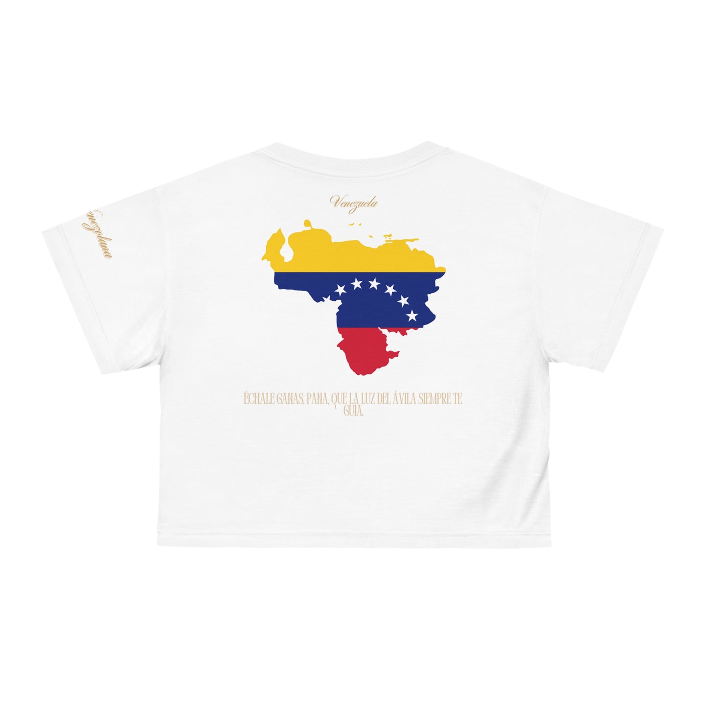 Venezuela - "Caribbean Sunset Crop Top"