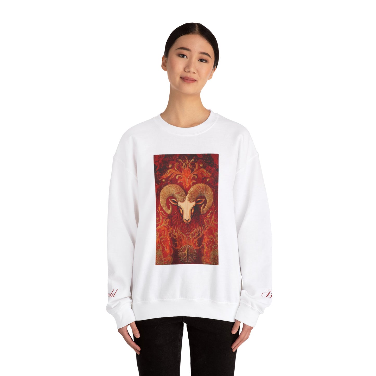 Unisex Heavy Blend™ Crewneck Sweatshirt "Aries"