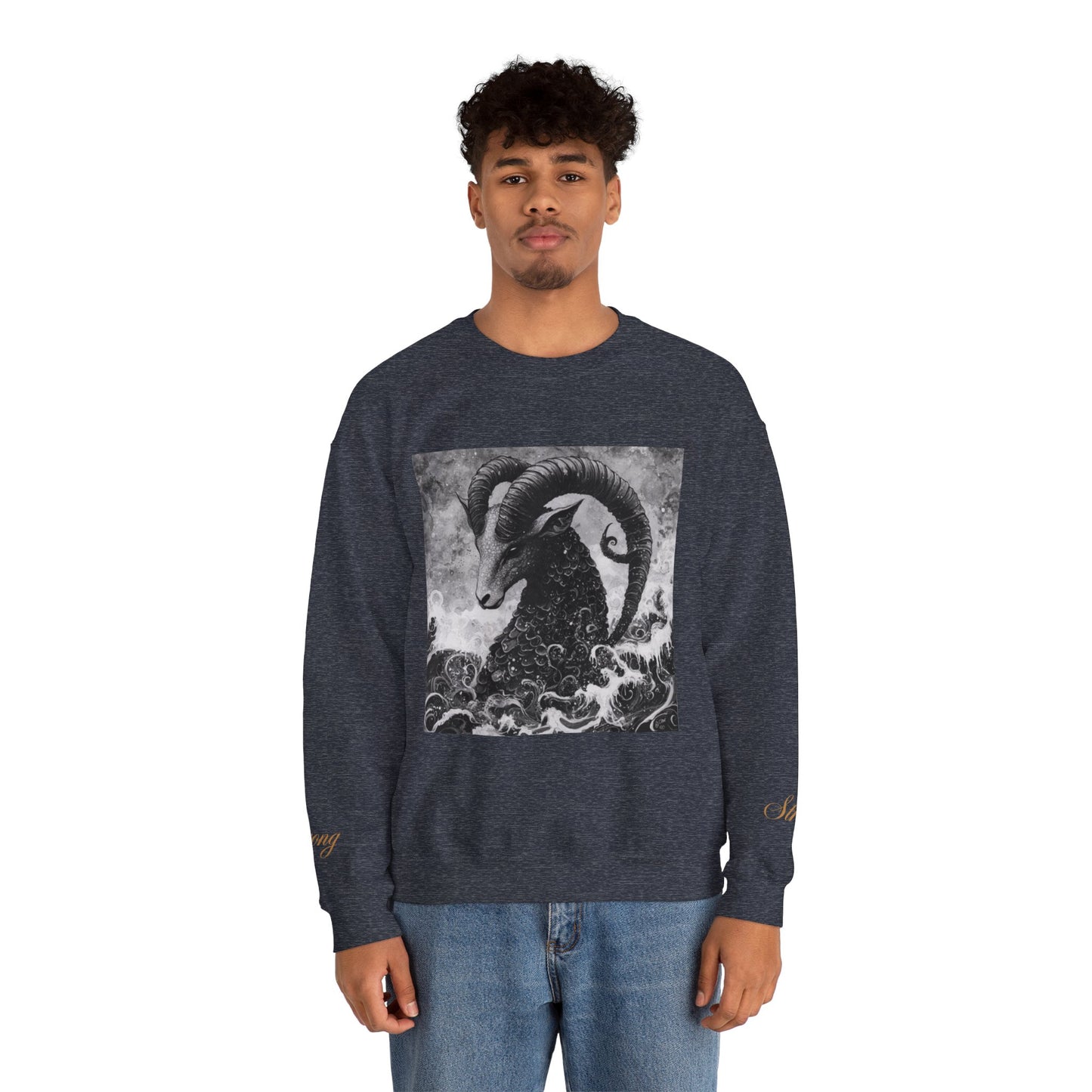 Unisex Heavy Blend™ Crewneck Sweatshirt "Capricorn"